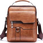 Small Shoulder Bag for Men Leather Crossbody